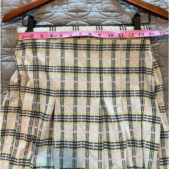 Free People Honey Pleated Skirt In Retro Sunshine Combo - Picture 11 of 16